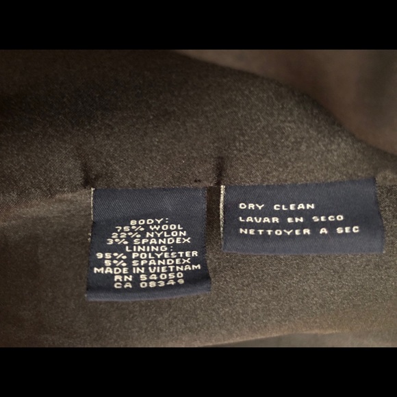 Anne Klein Black Pea Coat - Picture 5 of 6